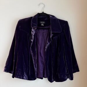 Vintage Spense Deep Purple Velvet Jacket | Size: small